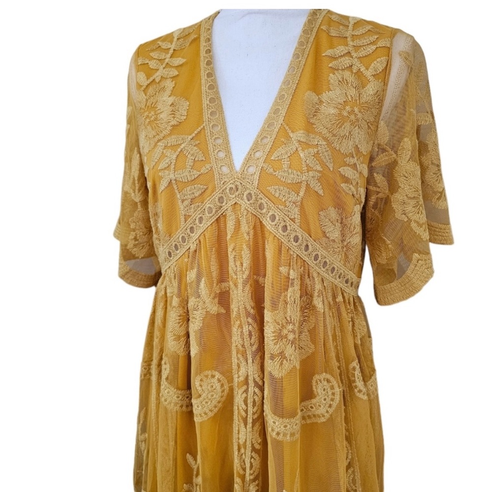 Pinkblush Mustard Yellow Maxi Dress - Picture 4 of 7